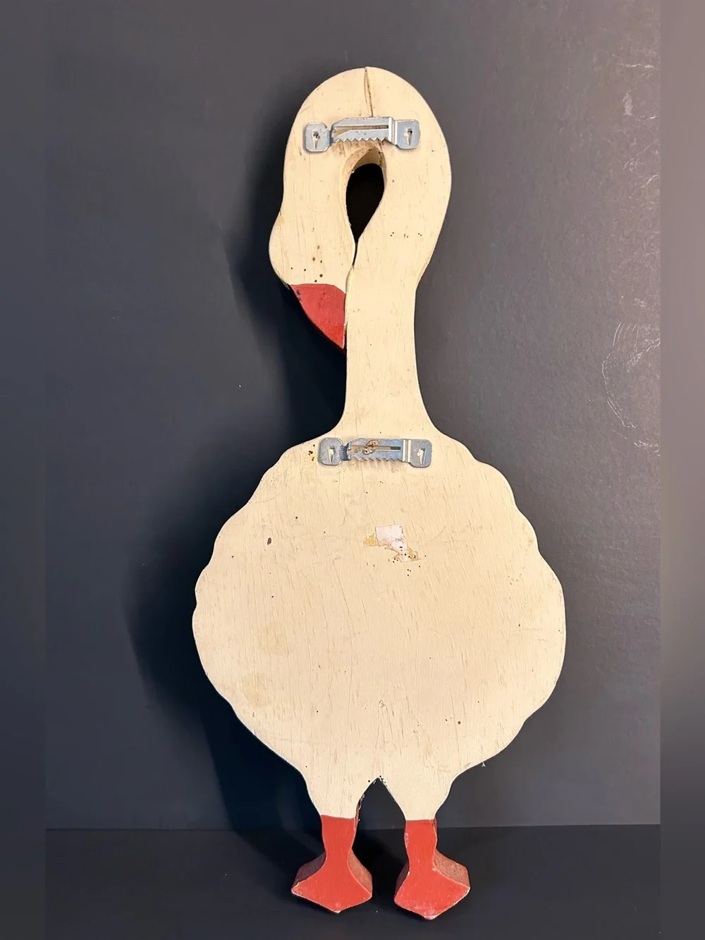 Vintage Wooden Goose Wall Decor